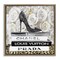 Stupell Industries Glam Heel on Roses Floating Frame Design by Madeline Blake